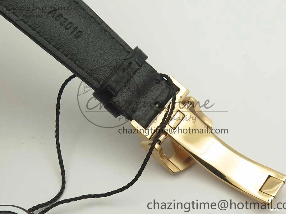 MIROTIME 0107 Thermal Portuguese Real PR Real Annual Calendar IW503501 RG ZF 1:1 Best Edition White Dial on Black Leather Strap A 7150